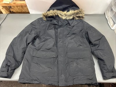 American Rag Men's Black Winter Parka Hooded Jacker Puffer Coat Large
