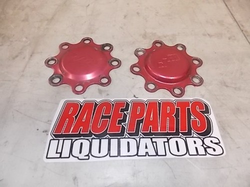 2 Winters W5 alum hub bearing covers 8 bolt RACE oval  042926-17