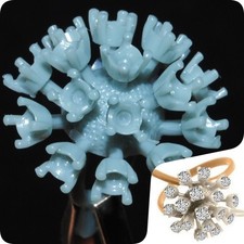 1 pc Ladies Ring Wax Patterns for Lost Wax Ca...