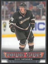 2013-14 UD Series 1 Sami Vatanen 243 Young Guns RC