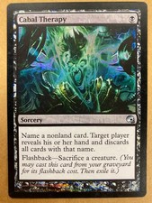MTG 1x FOIL Cabal Therapy 12 Premium Deck Series Graveborn Magic Gathering x1 NM
