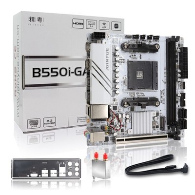 B550I GAMING Mini ITX AMD AM4 Mainboard 2xDDR4 Slots 64G, 2xM.2 NVME, 4xSATA3.0