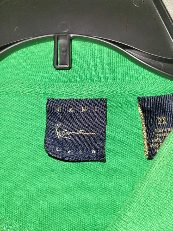 Мужская рубашка с длинным рукавом Karl Kani 90-е ретро хип-хоп рэп, 2XL - Изображение 4 из 4