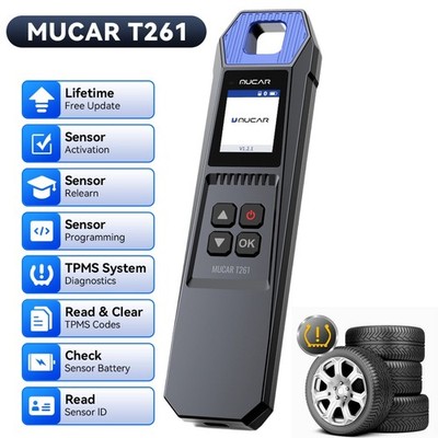 MUCAR T261 TPMS Neulernen Aktivierung Reifendrucksensor Programmierung For 892BT