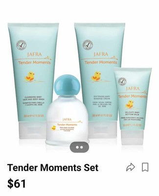 JAFRA Tender Moments Baby Skincare Set Cleansing & Delicate Care