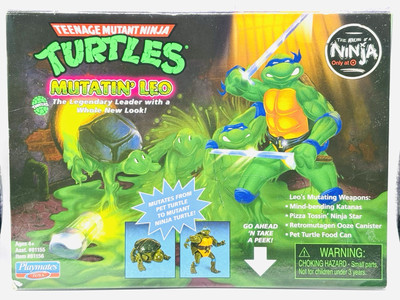 Playmates TMNT RE-Issue Mutatin' Leo Leonardo Action Figure Sealed Retro New