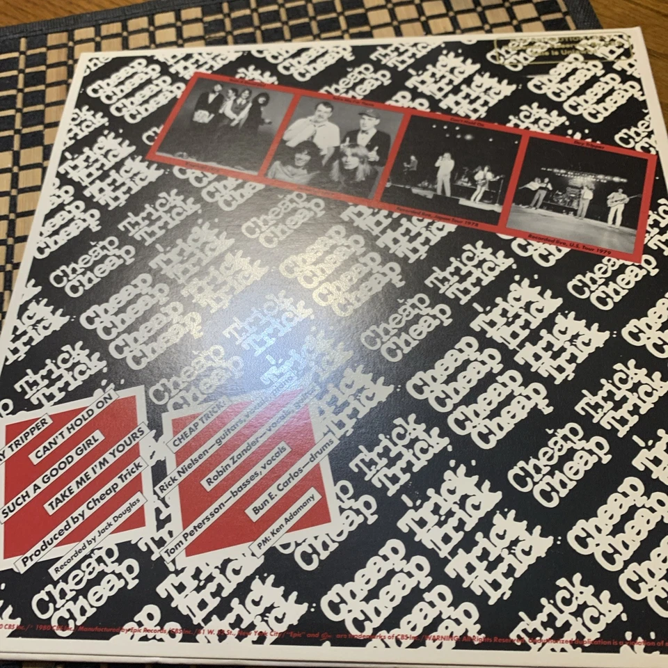 Cheap Trick - "Found All The Parts" 1980 US PROMO 10in EP. Epic, 4E 36453. VG+ - Изображение 2 из 4