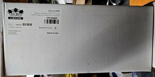 TriForest Erlenmeyer Frasco 3000 ml con Tapa Policarbonato 3 Frascos Cajas Selladas - Imagen 14 de 15