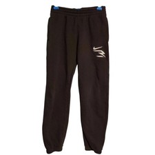 Nike Boys Large Faded 3 Brand Russell Wilson Sweatpants Black Joggers Pants