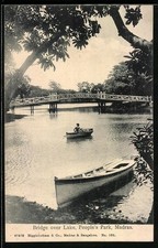 Madras, Bridge over Lake, People´s Park, Ansichtskarte 