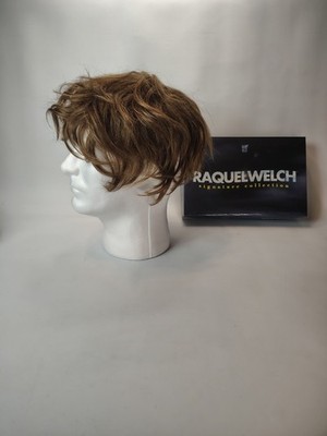 Raquel Welch Signature Collection Glazed Sand Short Pixie Wig Layered Highlights