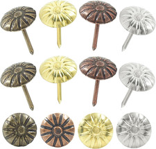 200PCS 4 Colors Upholstery Decorative Tacks, Antique Furniture DIY Nails Upholst