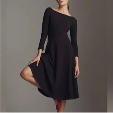 New Reformation Wiley Knit Dress in black size Small
