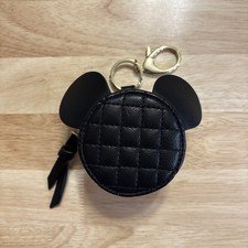 Disney Baby Mickey Mouse Black Pacifier Pouch Carrying Travel Case Diaper Bag