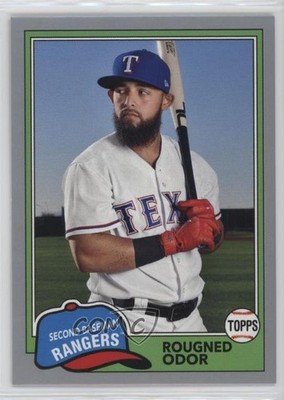 2018 Topps Archives 1981 Design Silver 38/99 Rougned Odor #244 1j90