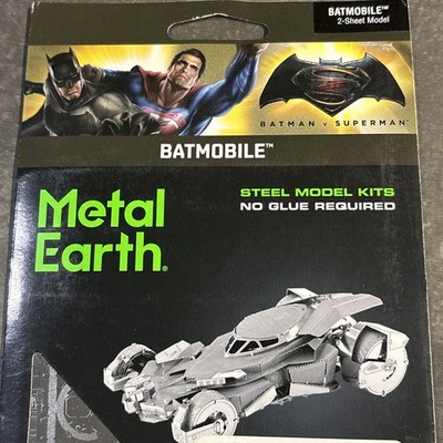 Metal Earth 3D Metal Model Kit Laser Cut METAL NIB BATMOBILE 360 View Online