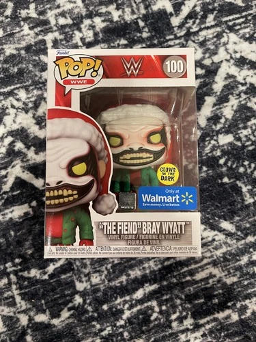 Funko Pop! WWE The Fiend Bray Wyatt Glow In Dark Holiday Walmart Exclusive #100
