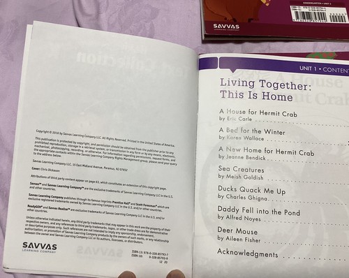 Readygen 2016 Text Collection Little Book Grade K by Scott Foresman Lot Of 1-6 - Picture 3 of 5