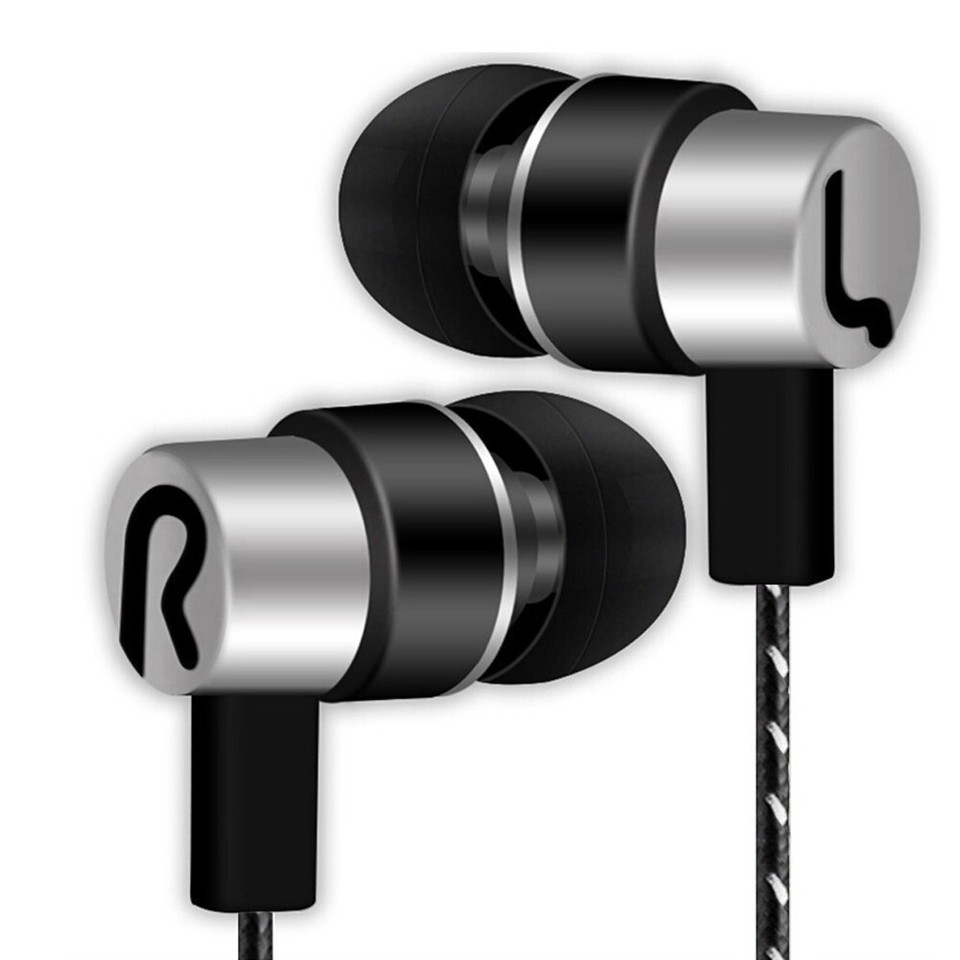 Professional Wired Headphones Enhanced Bass Stereo Earbuds for Mobile