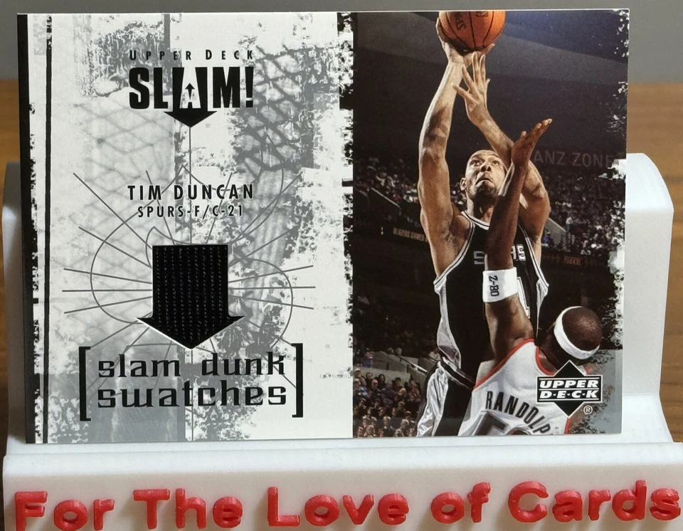 2005-06 Upper Deck TIM DUNCAN Slam Dunk Swatches - (MEM)#SL-TD - Image 2 of 4