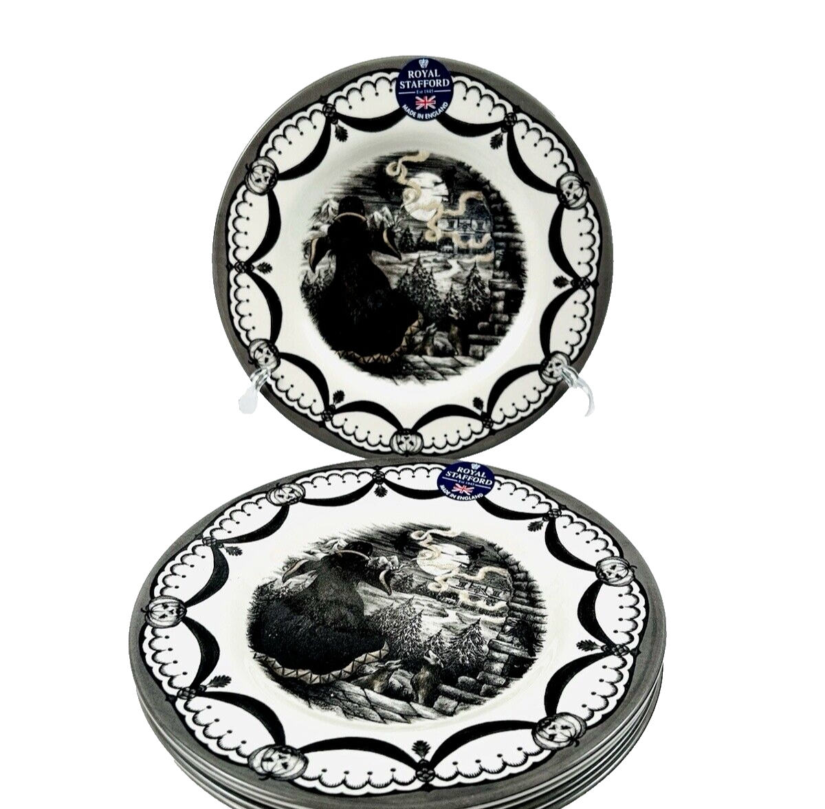 Halloween Royal Stafford The Guardian Witch Salad & Dinner