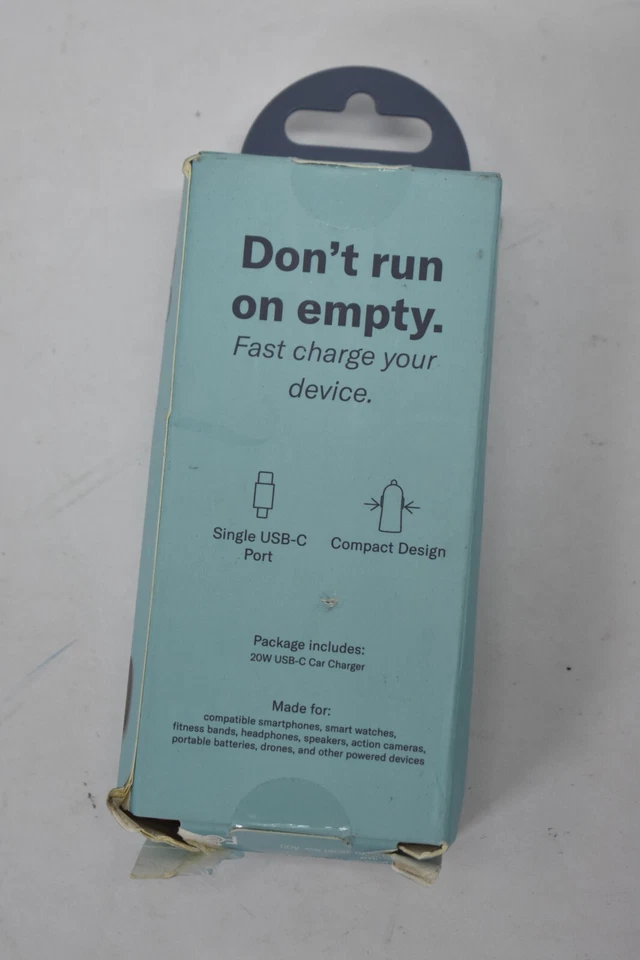 GoTo USB-C Car Charger Plug In USB C Port Connection Compact Fast Charging - Image 3 of 4