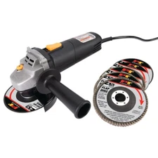 Performance Tool W50044  High-Power Angle Grinder Kit W/ Spindle lock 40/2 in.