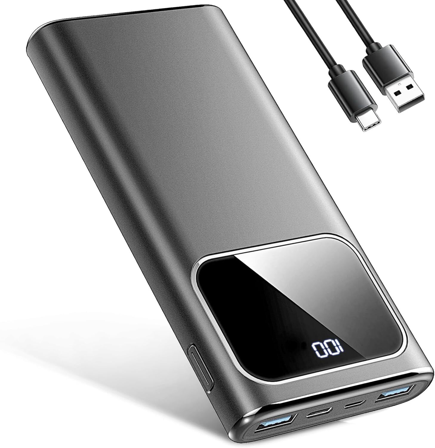 10000mAh Portable Charger with PD15W Fast Charging and 4 Outputs-image