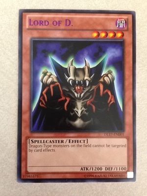 YuGiOh TCG Lord of D. DL17-EN001 (PURPLE) Duelist League Card Rare  Brand-New DL | eBay