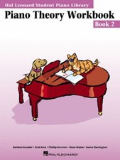 Piano Theory WorkBook 2 Hal Leonard Student Piano Library Educational 000296024
