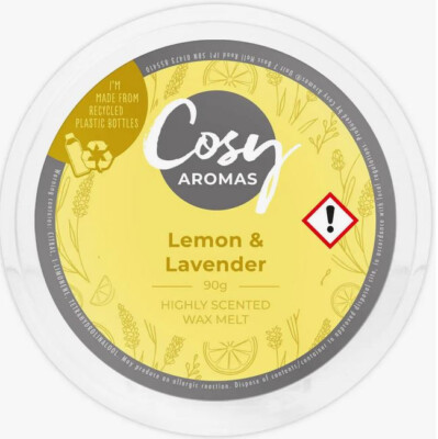 Cosy Aromas - Wax Melt - 90g - Duftwachs - Lemon & Lavender
