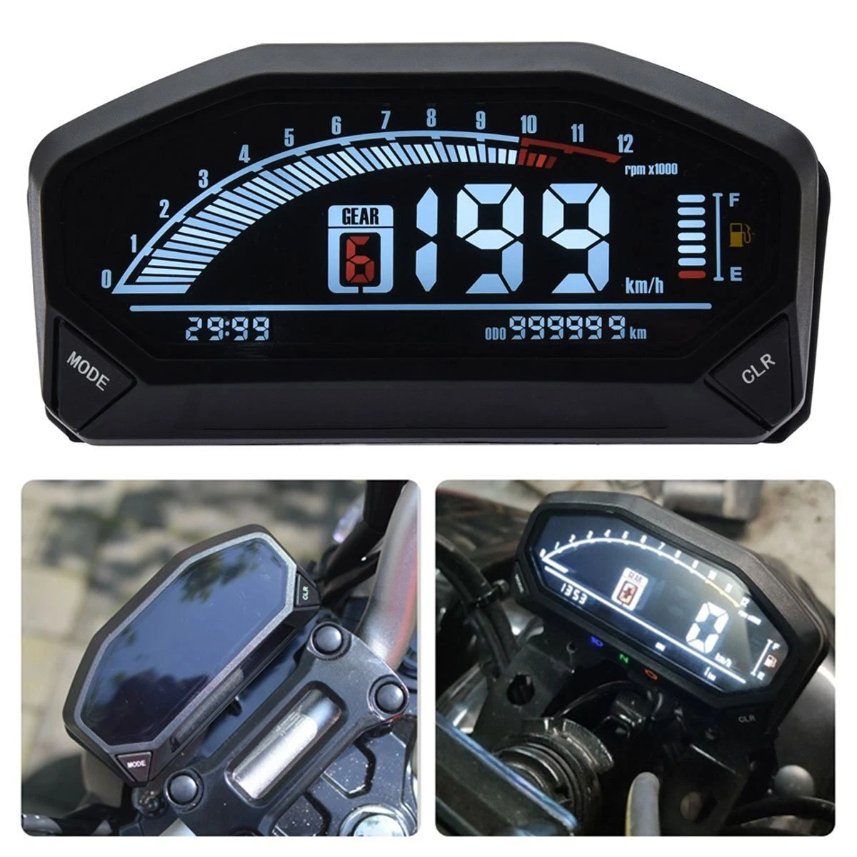 Universal on sale motorcycle speedometer