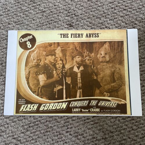 Flash Gordon The Fiery Abyss Larry Buster Crabbe Poster 11 x 17 (174) - Picture 1 of 3