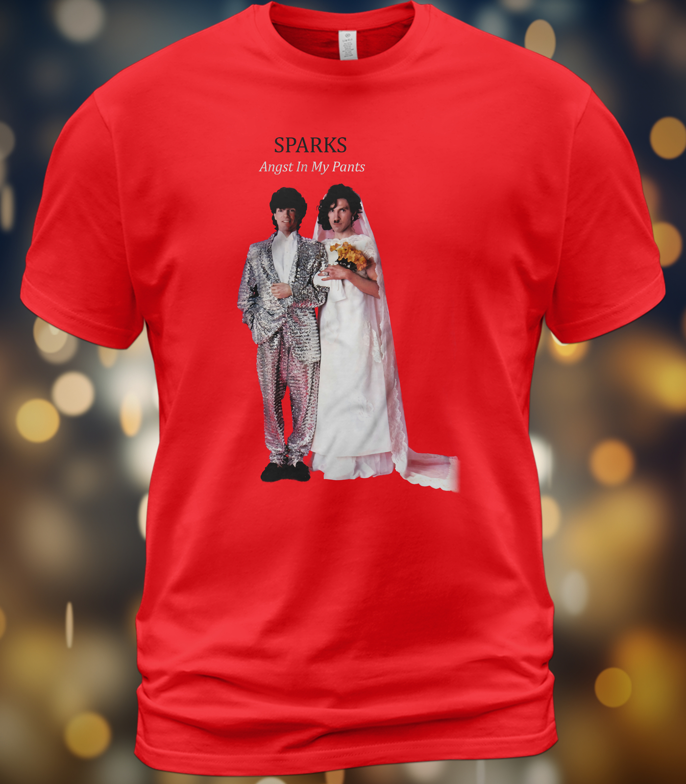 Cotton T-Shirt Sparks Angst in My Pants Album Tee by Russell and Ron Mael