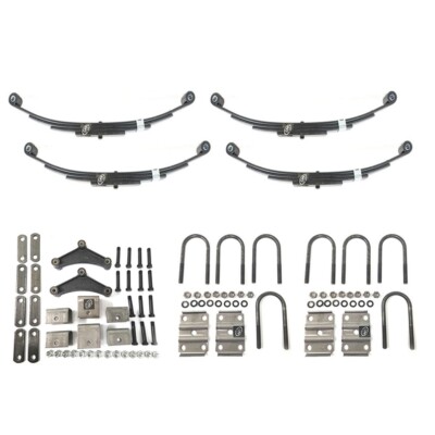 4,400 lb Tandem Trailer Axle Suspension Kit (Leaf Spring, Hanger & U-bolt Kit)