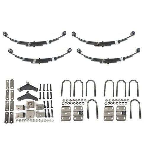 4,400 lb Tandem Trailer Axle Suspension Kit (Leaf Spring, Hanger & U-bolt Kit)