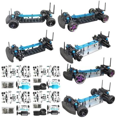 RC Brushless Auto 265mm Radstand Karosserie Rahmen Chassis Kit für HSP 94123