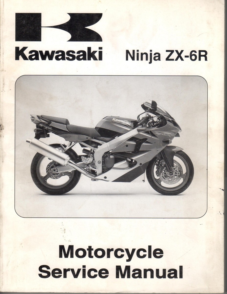 2000 KAWASAKI MOTORCYCLE NINJA ZX-6R SERVICE MANUAL P/N 99924-1254