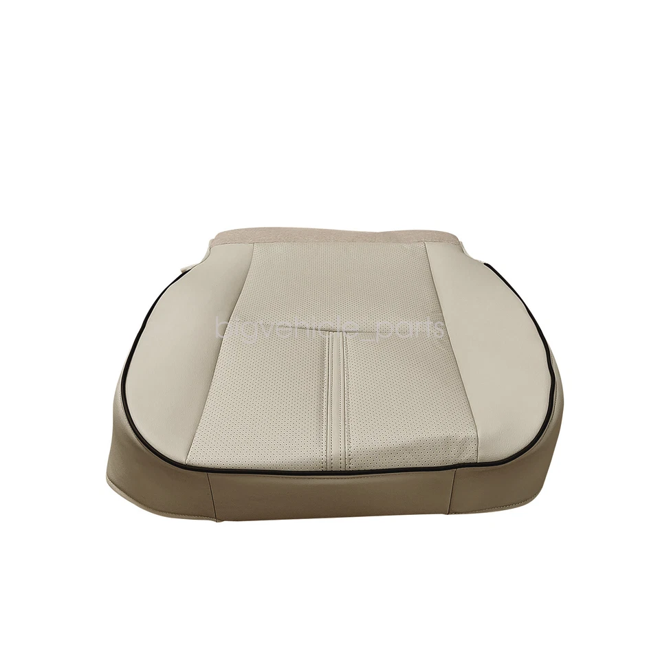 Driver Side Bottom Microfiber Leather Seat Cover Tan For 2010-2012 Lincoln MKZ Foto 3 de 4