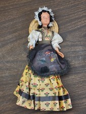 Collectible Doll - Vintage French Cellulo d - Traditional Regional Costume