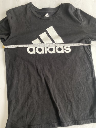 Adidas Youth Long Sleeve Shirt Black Boys Size M 10/12 - Picture 10 of 11