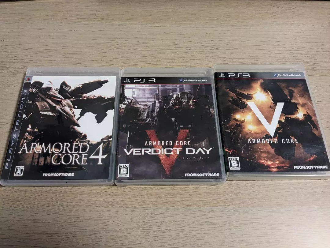 PS3 Armored Core 4 5 Verdict Day Set of 3 | eBay