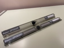 2 PANDUIT Smoke Grey Acrylic OPTICOM Patch Panel Cover USIP w/ blank  Turn Lock