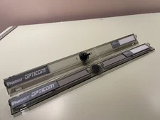 2 PANDUIT Smoke Grey Acrylic OPTICOM Patch Panel Cover USIP w/ blank & Turn Lock