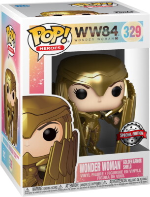 WW84 - Wonder Woman Golden Armor Shield 329 Special Edition - Funko Pop! - Vinyl