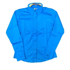 38353 Royal Highness Youth Concealed Zippered Western Show Shirt - Turquoise NEW