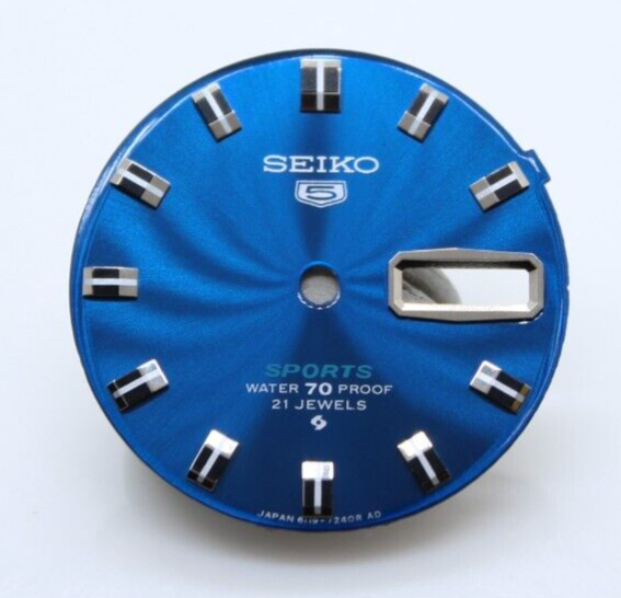 Blue Dial for Vintage Seiko Rally 6119-7170 6119-7173 Diver Sport