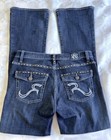 Rock & Republic Kasandra Stretch Denim Studded Bootcut Jeans Blue Mid Rise sz 10 — photo 2