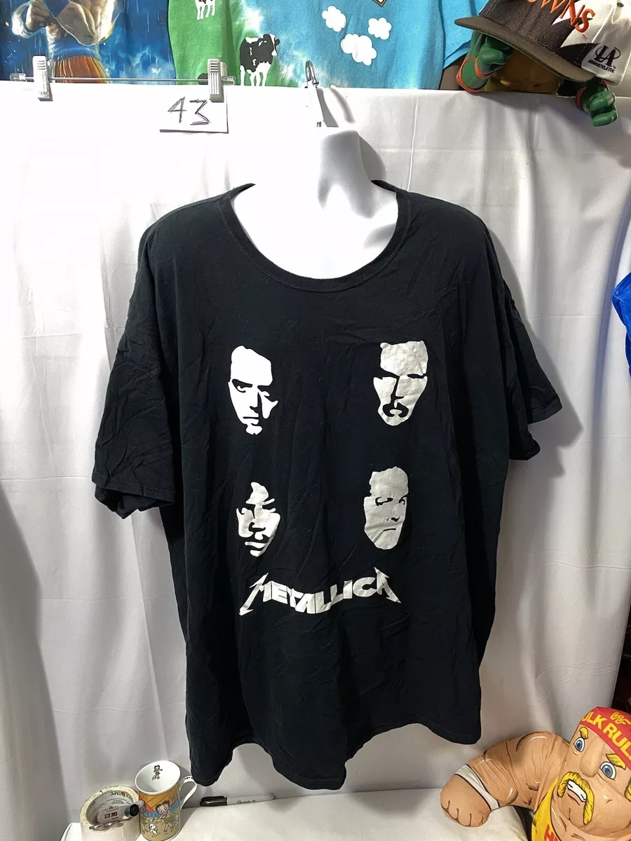 Accepteret Ejendommelige varsel Metallica Original members faces T-Shirt Size 4XL james hetfield lars  ulrich | eBay