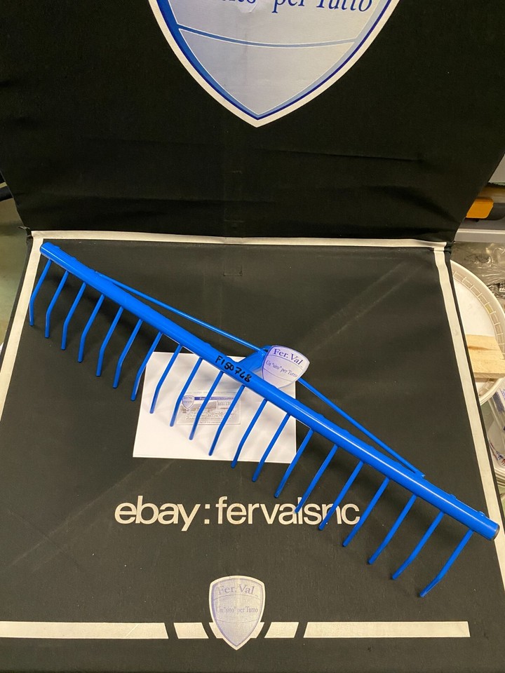 Râteau En Fer Pour Jardinage Et Désherbage - Outil De Jardinage Robuste, Tête En Acier Au Carbone 4 Dents 99343154